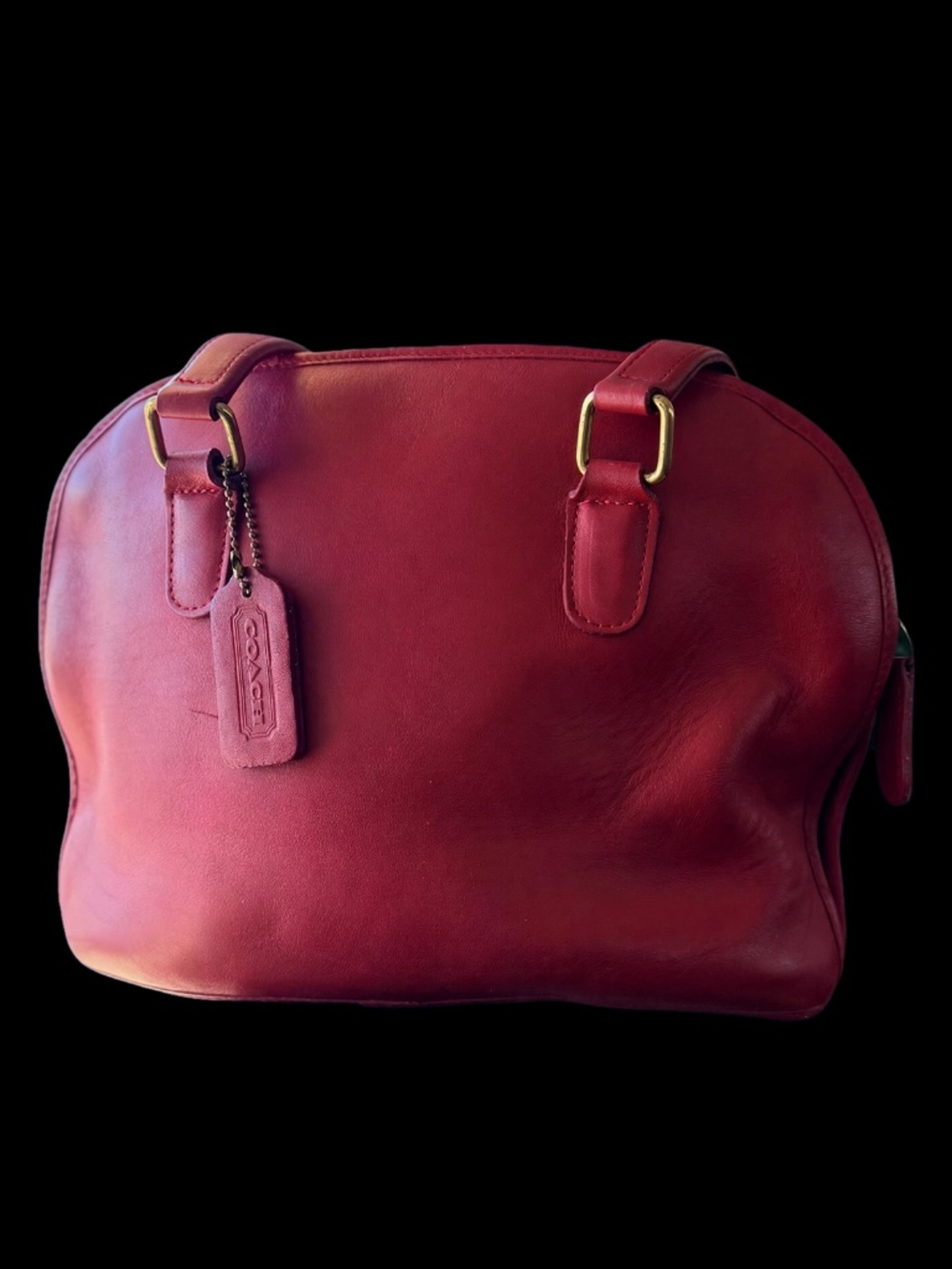 *RARE*COACH Vintage red leather handbag